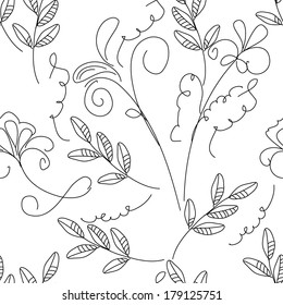 Floral seamless pattern