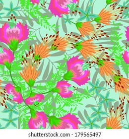 Floral  seamless pattern