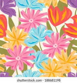 Floral seamless pattern