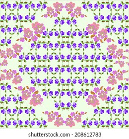  Floral seamless pattern