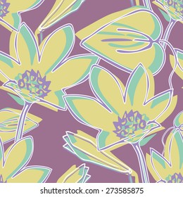 Floral seamless pattern