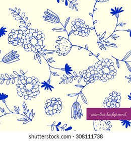 floral seamless pattern