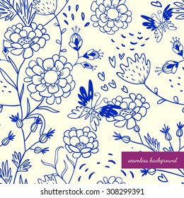 floral seamless pattern