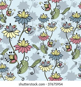 Floral seamless pattern