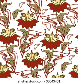 Floral seamless pattern