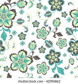  	Floral seamless pattern