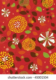 Floral seamless pattern