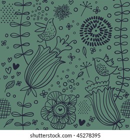 Floral seamless pattern