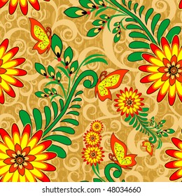 floral seamless pattern