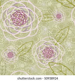 floral seamless pattern