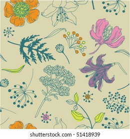 floral seamless pattern