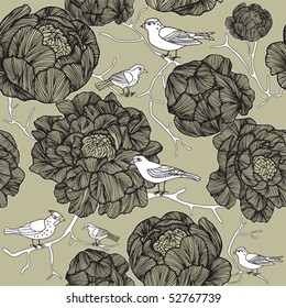 floral seamless pattern