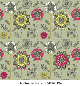 floral seamless pattern