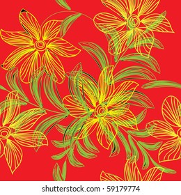 Floral seamless pattern