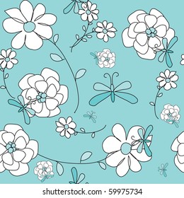 Floral seamless pattern