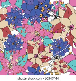Floral seamless pattern