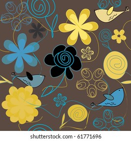 Floral seamless pattern