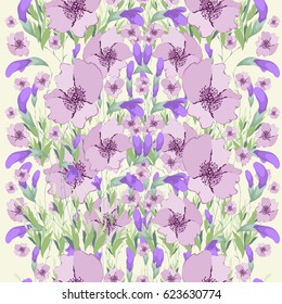 Floral seamless pattern