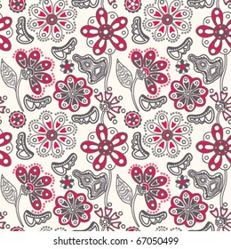 Floral seamless pattern