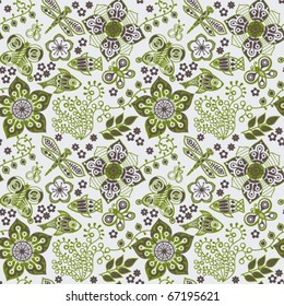 Floral seamless pattern