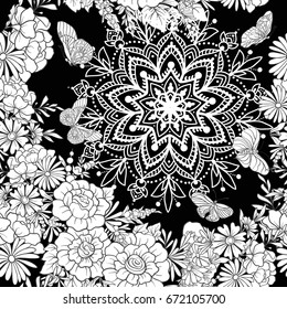 Floral seamless pattern 