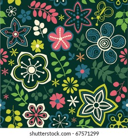 Floral seamless pattern