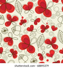 Floral seamless pattern