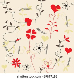 Floral seamless pattern