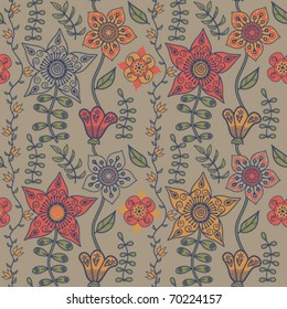 Floral seamless pattern