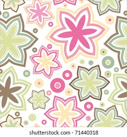 Floral seamless - pattern