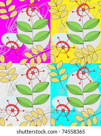 floral seamless pattern