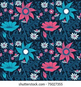 Floral seamless pattern.