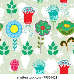floral seamless pattern