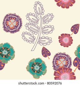 floral seamless pattern