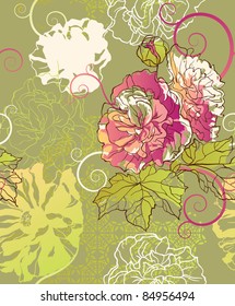 floral seamless pattern