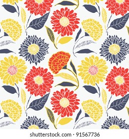 floral seamless pattern