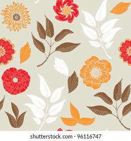 floral seamless pattern