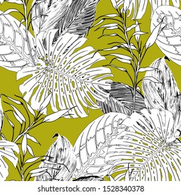 Floral seamless pattern. Abstract background texture.