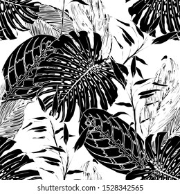 Floral seamless pattern. Abstract background texture.