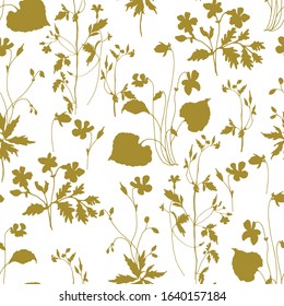 Floral seamless pattern. Abstract background texture.Hand drawn illustration.