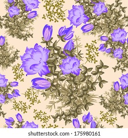  floral seamless pattern. Abstract beautiful vector illustration texture