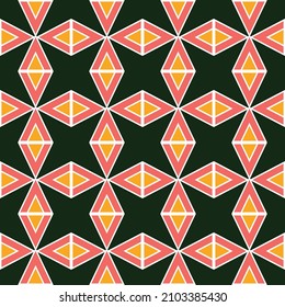 Patrón sin costuras florales, patrón colorido abstracto.  Ilustración vectorial.