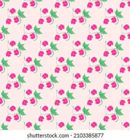 Floral seamless pattern, Abstract colorful pattern.  Vector illustration.