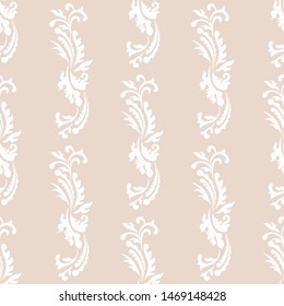 floral seamless pattern abstract leaves, swirls