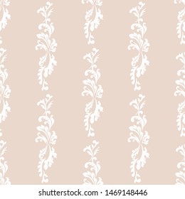 floral seamless pattern abstract leaves, swirls