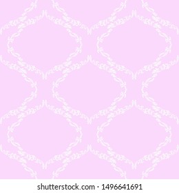 floral seamless pattern abstract leaves, swirls