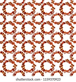Floral seamless pattern. Abstract vector flowers in white, red and brown colors. Greeting card. Wedding invitation. Abstract floral background.