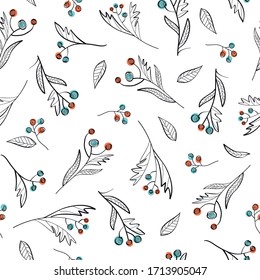 Patrón floral sin fisuras para cualquier diseño