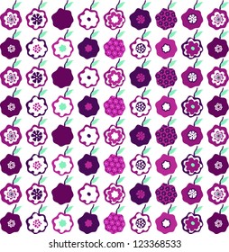 Floral Seamless Pattern Background