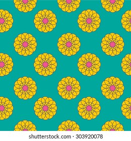 Floral seamless pattern background